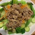 ポメちょん's cooksnap of when they made スタミナアップの牛しゃぶサラダ♬.