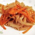 かじゅえる's cooksnap of when they made ◆簡単副菜♡蓮根と人参のピリ辛きんぴら◆.