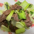 ぷーとんR's cooksnap of when they made 青梗菜と牛肉炒め.