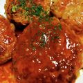 いっっっちゃん！'s cooksnap of when they made 簡単節約☆ふんわり煮込みハンバーグ。.