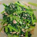 クックBXMKJD☆'s cooksnap of when they made 超簡単♡材料2つ 雪菜とツナの和え物.