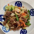 Pappyko's cooksnap of when they made 簡単！ 牛肉と野菜・焼き肉のたれ炒め.