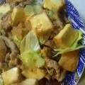 aizu_po's cooksnap of when they made 簡単☆豚肉とキャベツと厚揚げの味噌炒め.