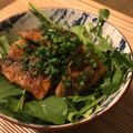 えるみちゃん's cooksnap of when they made 簡単！焼肉のたれでサバの蒲焼.