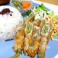 YUH♡ママ's cooksnap of when they made 焼肉のタレで簡単！いんげんの豚肉巻き.