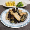 へい♡ゆー♡'s cooksnap of when they made ナスとサラダチキンの韓国風和え物.