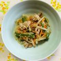 チェックのミニくま's cooksnap of when they made 豚肉と野菜のゴマ風味サラダ♡.