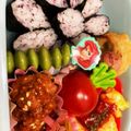 ＊ぺぺちゃん＊'s cooksnap of when they made ☆幼稚園弁当☆お花おにぎり.