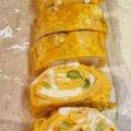プチシュ's cooksnap of when they made お弁当に♪枝豆チーズの彩りたまご焼き.