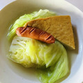 azbjbn's cooksnap of when they made キャベツ、厚揚げ、ウインナーの洋風煮浸し.