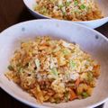 もふもふクロさん's cooksnap of when they made 簡単で美味い！鮭フレークとキャベツの炒飯.