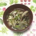 おはなすき's cooksnap of when they made ぶなしめじと豆腐玉ねぎ ミョウガの味噌汁.