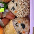 音符ちゃん's cooksnap of when they made キャラ弁　秋♪ 遠足 どんぐり・くり.