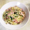 白玉蘭花's cooksnap of when they made 簡単ほうれん草とベーコンのクリームパスタ.