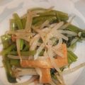 きらり流れ星's cooksnap of when they made 明日葉ともやしと油揚げのお浸し.