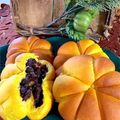 クックloveまま☆'s cooksnap of when they made ハロウィン☆カボチャパン.