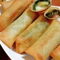 おしゅ's cooksnap of when they made 海老と大葉のチーズ春巻.