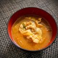 maki_dish's cooksnap of when they made たべまる給食【キムチ入りみそ汁】.