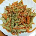 55才のおじさん's cooksnap of when they made おふくろの味☆きんぴらごぼう♪.