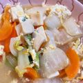 カメ姫☆'s cooksnap of when they made 母の味☆白菜と油揚げの卵とじ.