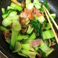 クック69JLSY☆'s cooksnap of when they made 青梗菜とベーコンのオイスター炒め.