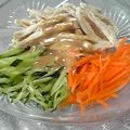 しおとも's cooksnap of when they made 市販のごまだれで簡単バンバンジー.