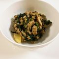 acquastone's cooksnap of when they made 学校給食　ニラじゃが.