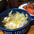 Sa〜ちゃん's cooksnap of when they made 簡単！千切りキャベツのコンソメ卵スープ.