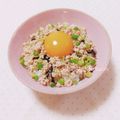 まあまま☆0403's cooksnap of when they made コピーレシピ？すき家風！とりそぼろ丼.