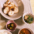 mack♪♪♪'s cooksnap of when they made きのこたっぷり☆小松菜と厚揚げごま油和え.