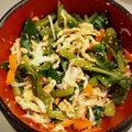 CBRsaiko's cooksnap of when they made つるむらさきと人参のナムル.