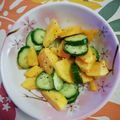 くネコまろす's cooksnap of when they made 柿と胡瓜のサラダ.
