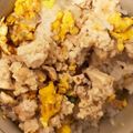 つかが's cooksnap of when they made 鶏と豆腐と卵のそぼろ丼♪.
