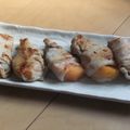 きらり流れ星's cooksnap of when they made 柿の豚肉巻き.
