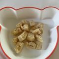 かな1132☆'s cooksnap of when they made 離乳食に！レンジでバナナきな粉蒸しパン.