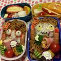 hatasako's cooksnap of when they made ハロウィンキャラ弁当♪.