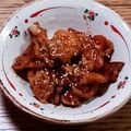 ポニーリボン's cooksnap of when they made 簡単おつまみ★鶏皮の甘辛.