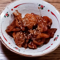 ポニーリボン's cooksnap of when they made 簡単おつまみ★鶏皮の甘辛.