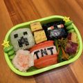 クックWTXCRW☆'s cooksnap of when they made キャラ弁。マインクラフト弁当！.