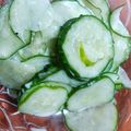 HIRO学生's cooksnap of when they made きゅうりだけサラダ.