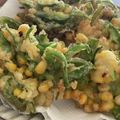 うずらのこ's cooksnap of when they made 大量消費！ピーマンとコーンのかき揚げ.