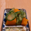 もんしゅしゅ's cooksnap of when they made きゅうり・南瓜・生姜の酢の物♪.