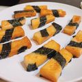 erinyon's cooksnap of when they made お弁当におつまみに！はんぺんの磯辺焼き！.