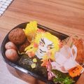 クックGZ8XXI☆'s cooksnap of when they made 鬼滅の刃★煉獄杏寿郎★キャラクター弁当.
