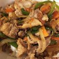 キッチン◇キッチン's cooksnap of when they made 豚肉と野菜の梅いため♪丼やおにぎらずにも.