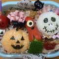 やくまるん's cooksnap of when they made ハロウィン☆キャラ弁☆.