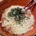あさちゃんちゃんん's cooksnap of when they made 【簡単】さっぱり！梅ツナぶっかけそうめん.