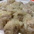 みいこのともだち's cooksnap of when they made せいろ蒸し☆豚ミンチ春キャベツ豆腐焼売.