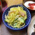 かずみんちゃん's cooksnap of when they made 【家つま】カレー風味のスパゲティサラダ♪.