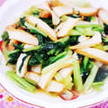 ふうはっちゃん's cooksnap of when they made さつま揚げと小松菜の簡単炒め.